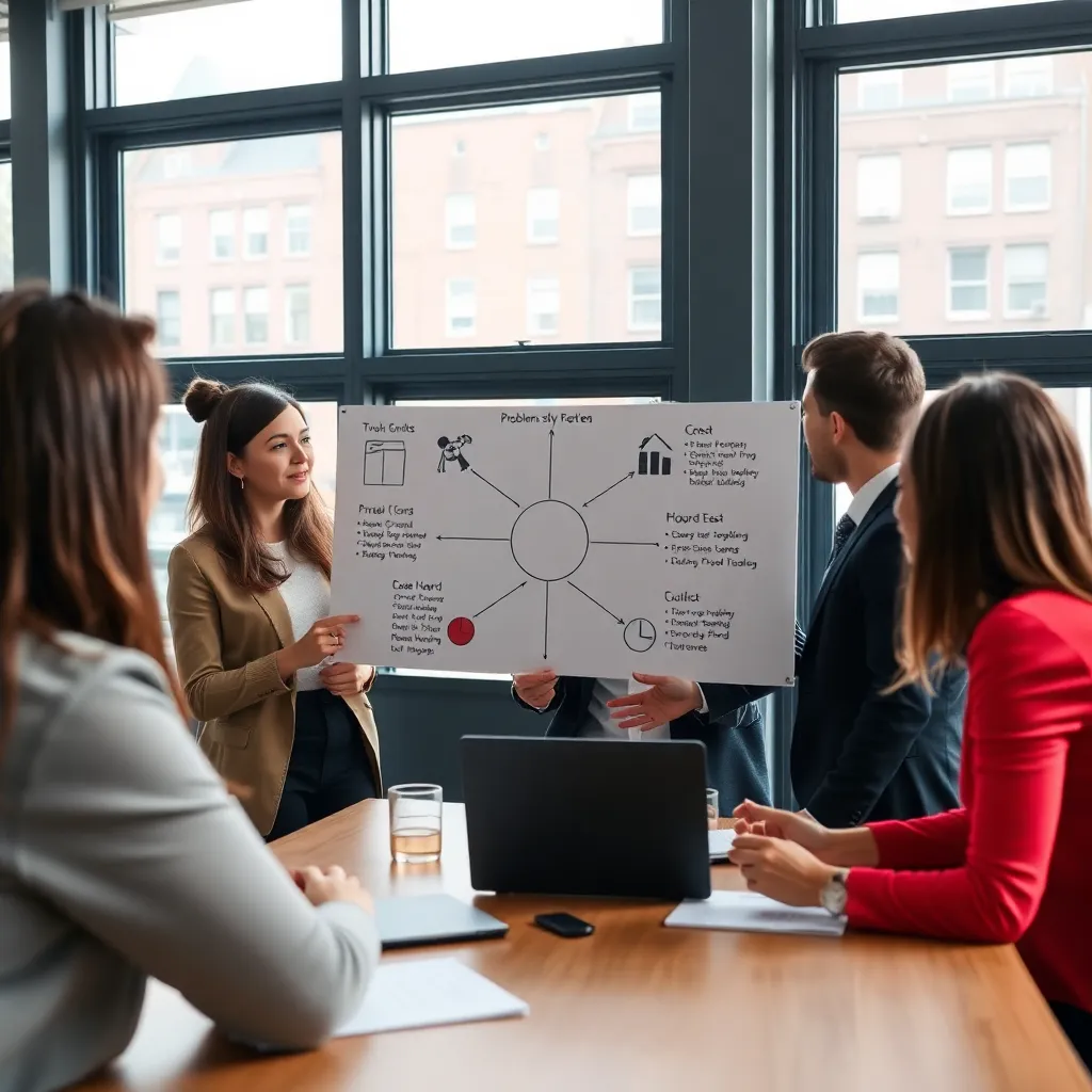 Visuele weergave van het Nederlandse probleemoplossingsraamwerk